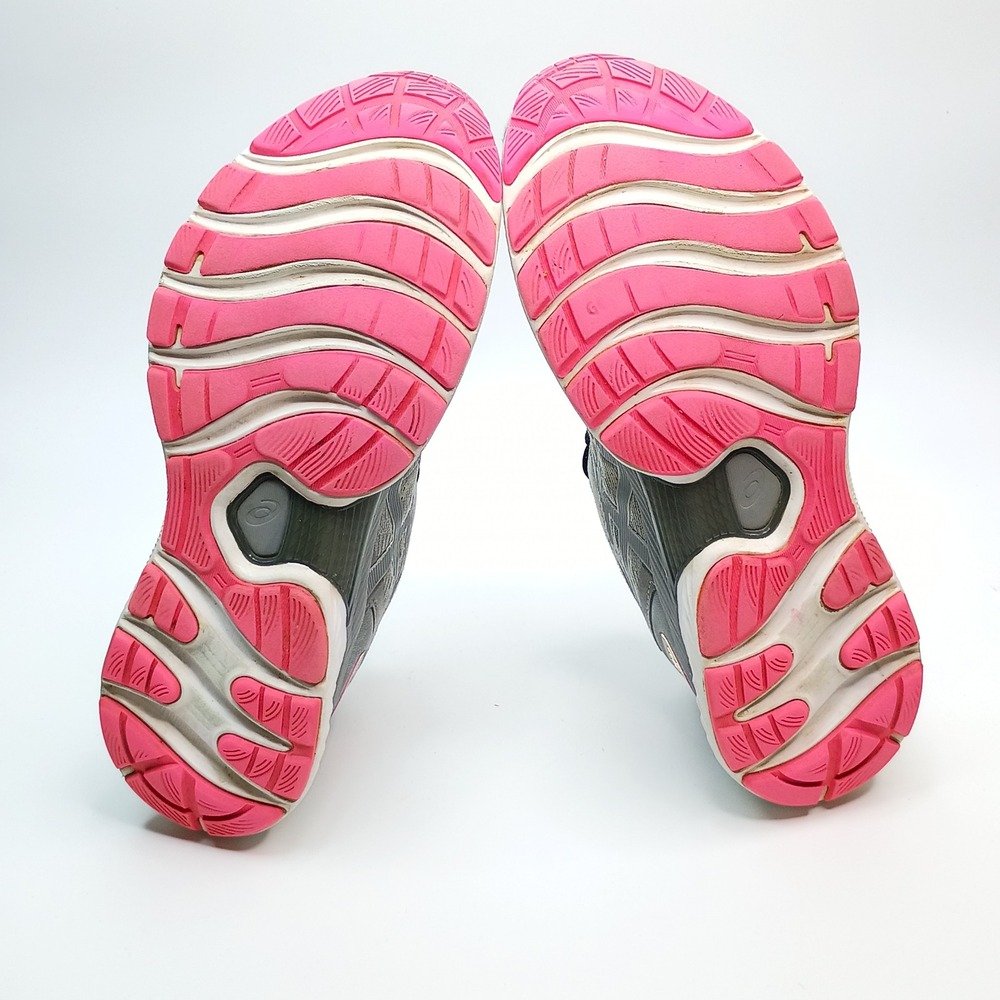 Asics Gel Nimbus 22 Womens Running Shoes Grey Pink 1012A585 Size 11 - Picture 8 of 9